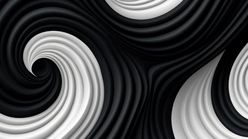 white and black wallpaper swirl
