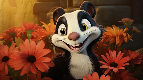 Disney 1942 flower the skunk
