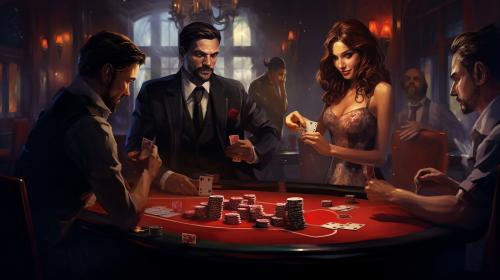 Mafia meeting and poker tournament
