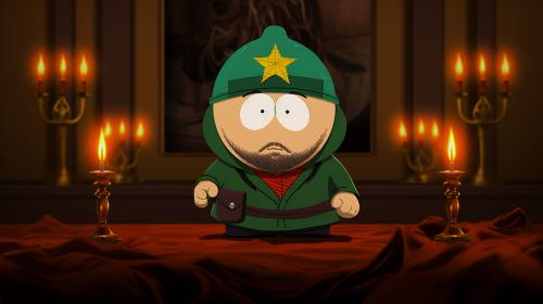 South park cartman making fun of kyle for being Jewish
