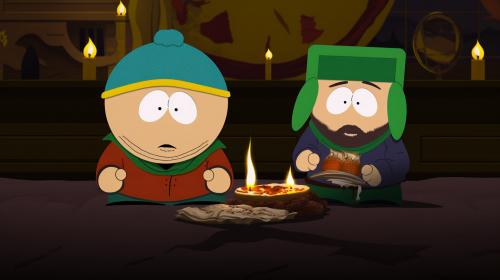 South park cartman making fun of kyle for being Jewish
