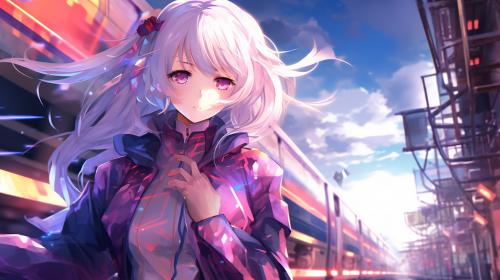 give me a picture of kafka of honkai star rail