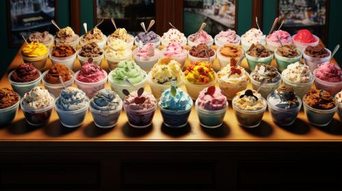 Ice cream buffet
