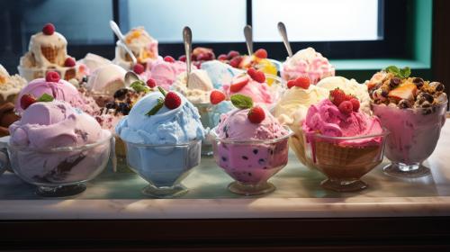 Ice cream buffet
