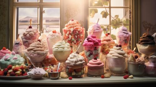 Ice cream buffet
