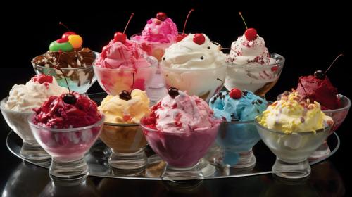 Ice cream buffet
