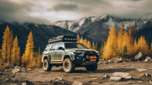 Overland 4Runner in the wilderness
