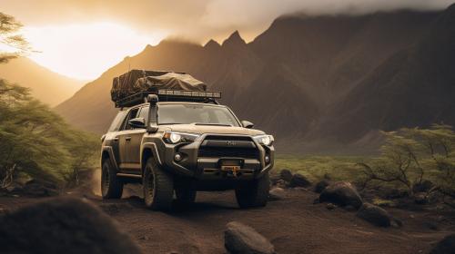 Overland 4Runner in the wilderness
