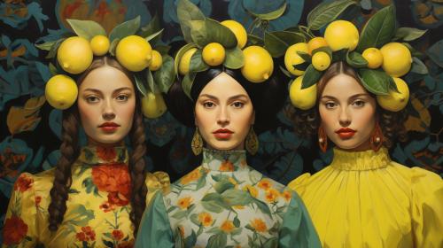 mujeres y limones