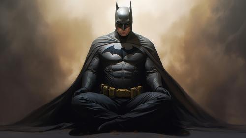 Batman meditate