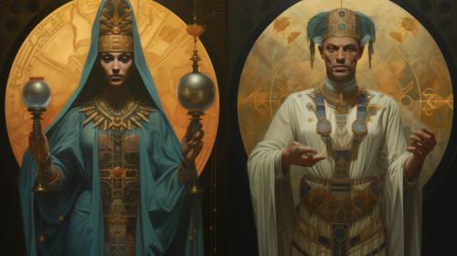 High priest and high priestess