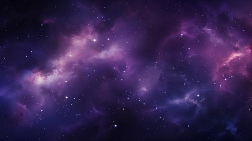 purple galaxy with stars
