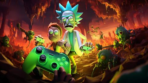 Rick and Morty playing with Xbox series s
High quality 4k
Survival games 