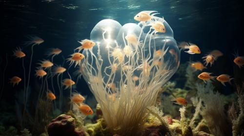 underwater animals light