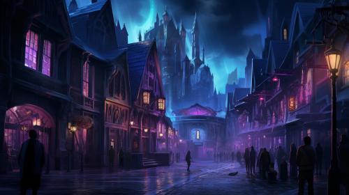 neon hogsmeade