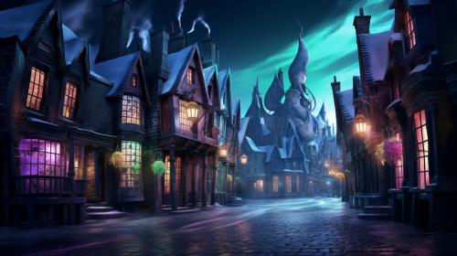 neon hogsmeade