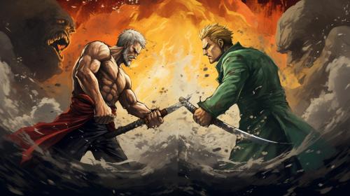 Zoro vs king
