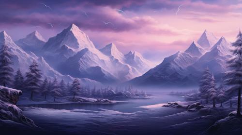 Snow
Mountains
Purple