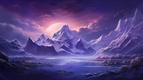 Snow
Mountains
Purple