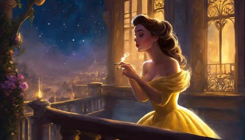 Princess belle from the disney movie 