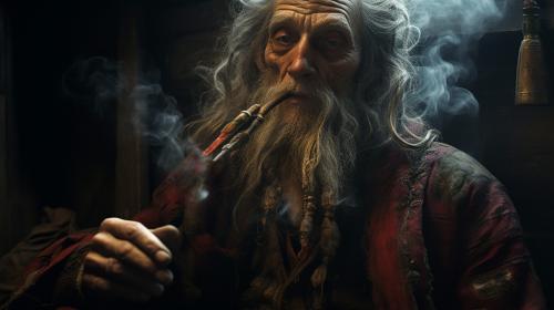 old warlock smoking