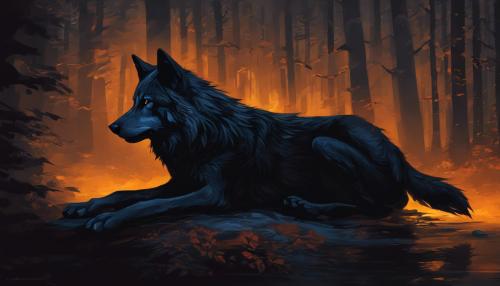 Dark wolf