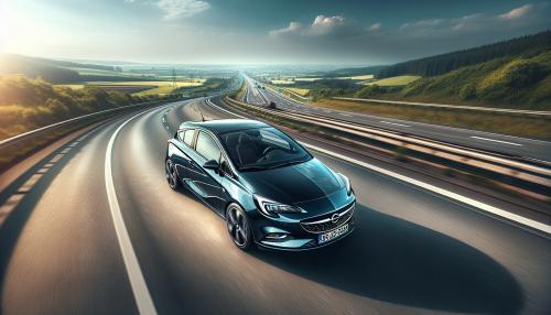 Opel Corsa C on the road image wallpaper