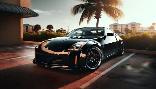 Black nismo 350z in opalocka