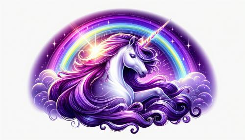 Purple unicorn 