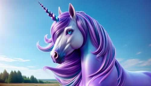 Purple unicorn