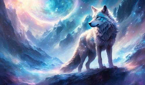 Majestic Mythical Wolf