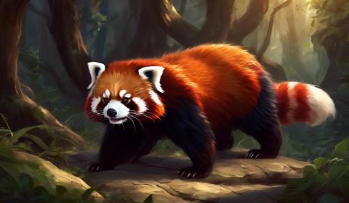 Muscle red panda