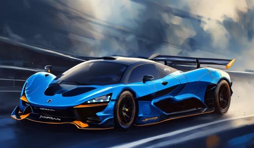 blue Maclaren senna