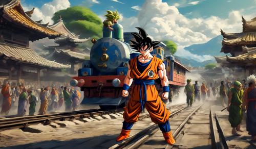 goku ets en train de gagner contre piccolo 