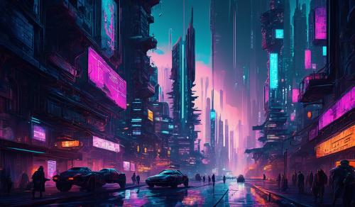 Cyberpunk city