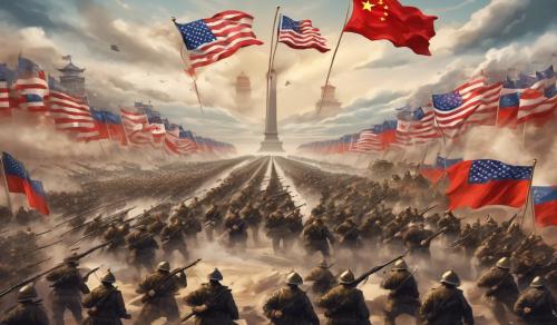  china and Russia invading united states of america