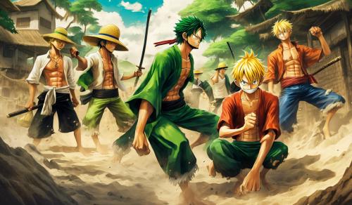 Luffy zoro and sanji