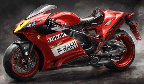 moto de marca Ferrari