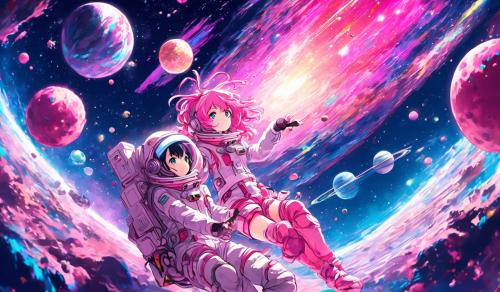 Pinks space love