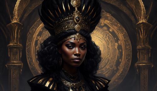 black aesthetic queen