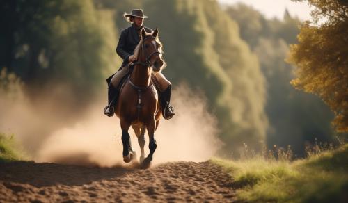 aurther morgan riding his horse