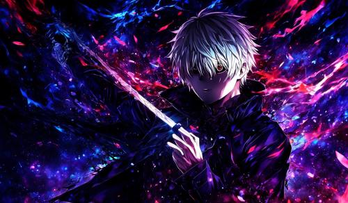 Dark wallpaper with Ken Kaneki