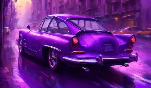 Purple car