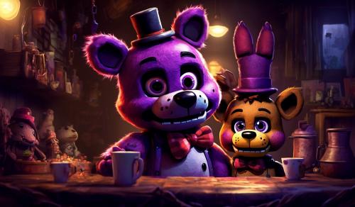 Five Nights At Fredy's cute Bonnie and Freddy 