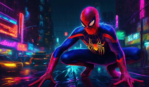 spider man neon