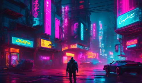 Cyberpunk 2077 neon