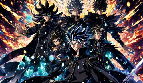 Blak clover asta black form