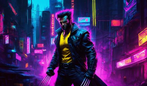 wolverine neon punk