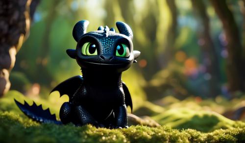 toothless from how to train your dragon