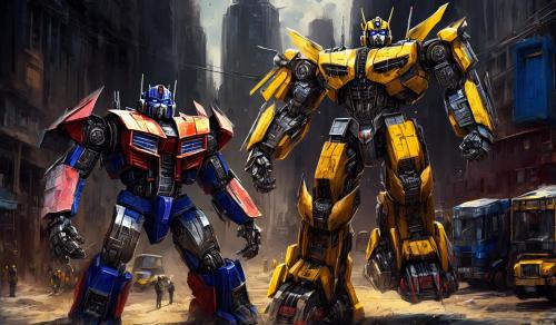 bumblebee and optimus prime